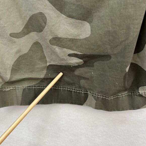 Hollister Camo Baggy Cargo Pants Womens Sz M Long Wide Leg grunge 90s y2k urban - Picture 7 of 8